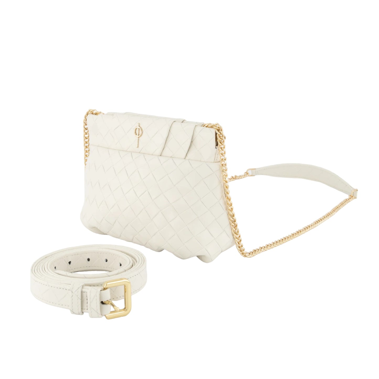 Mini Thalia Leather White