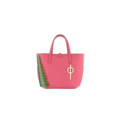 Mini Shopping Bag Pink&Green