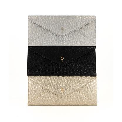 Croco Night Bag Gold