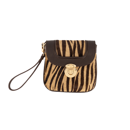 Eos Pony Leather Wallet Tiger