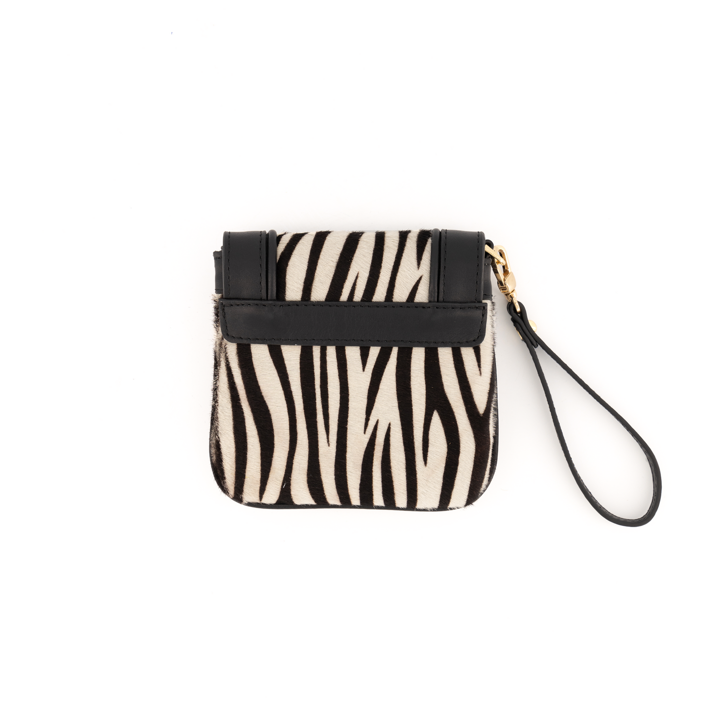 Eos Pony Leather Wallet Zebra