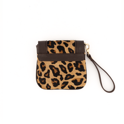 Eos Pony Leather Wallet Leopard