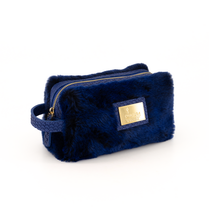 Lula Pouch / Fur Midnight Blue