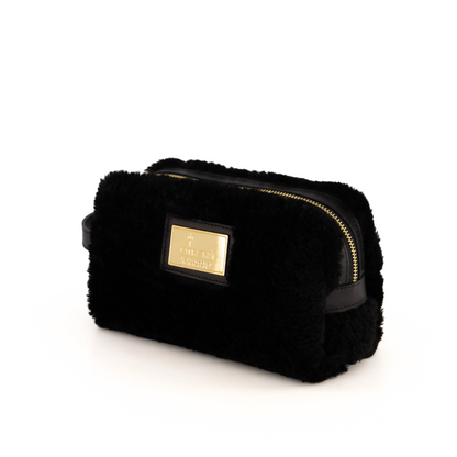 Lula Pouch Shearling Black