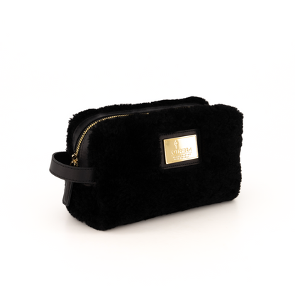 Lula Pouch Shearling Black