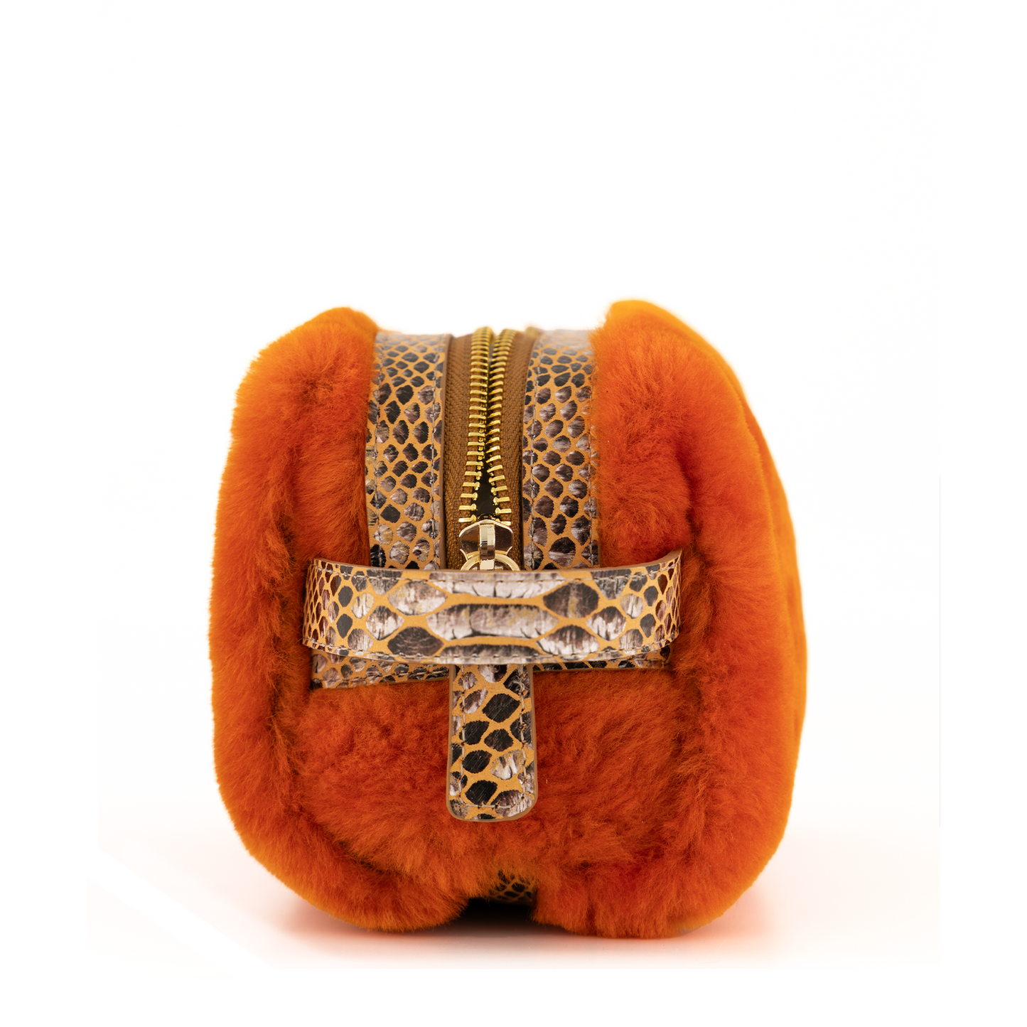 Lula Pouch / Fur Burnt Orange