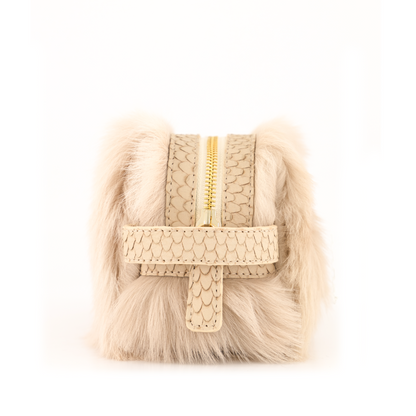 Lula Pouch / Shearling Beige