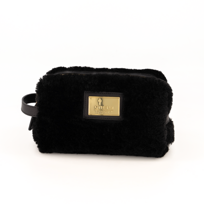 Lula Pouch Shearling Black