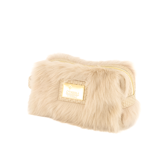 Lula Pouch / Shearling Beige