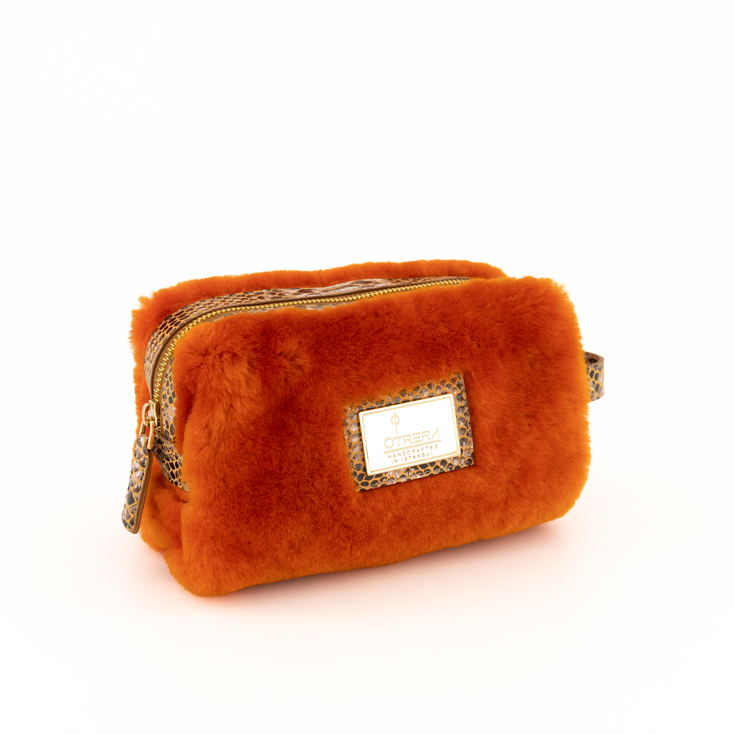 Lula Pouch / Fur Burnt Orange