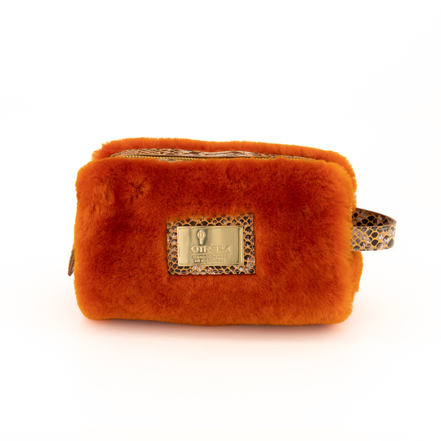 Lula Pouch / Fur Burnt Orange