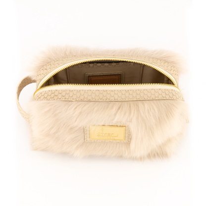 Lula Pouch / Shearling Beige