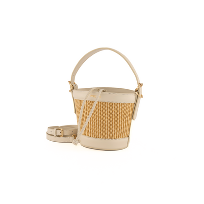 Helios Bucket Bag White