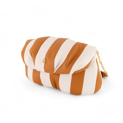 Striped Leda Tan