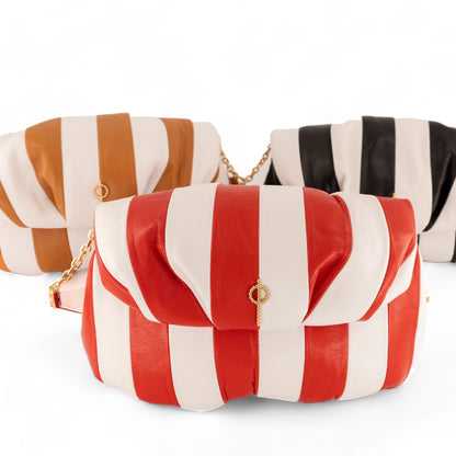 Striped Leda Red