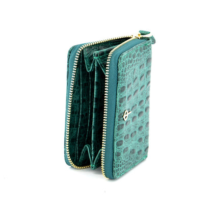 Wallet Croco Green